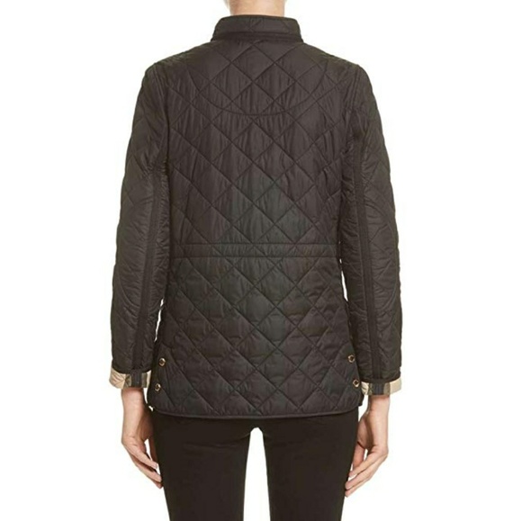 New Burberry Pensham Check Cuffs Quilted jacket    - Picture 3 of 7